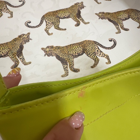 Lime Green Childrens Furla leather handbag - Picture 10 of 11